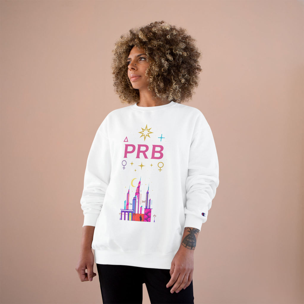Pretty Rich Bitch by PRB Cityscape Sweatshirt — Colorful Pride-Inspired Urban Graphic by Power Runs Black