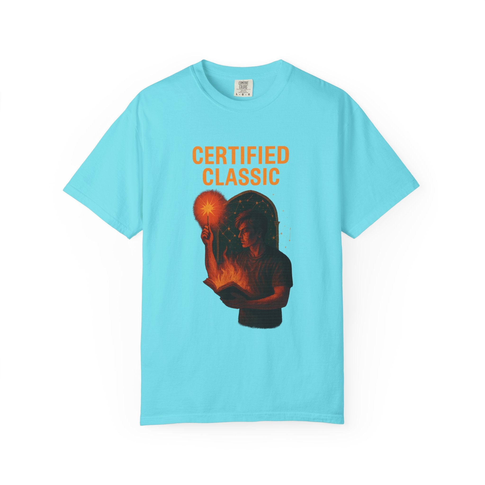 PRB Certified Classic head silhouette holding light bulb T-shirt | vintage inspired graphic tee by Power Runs Black