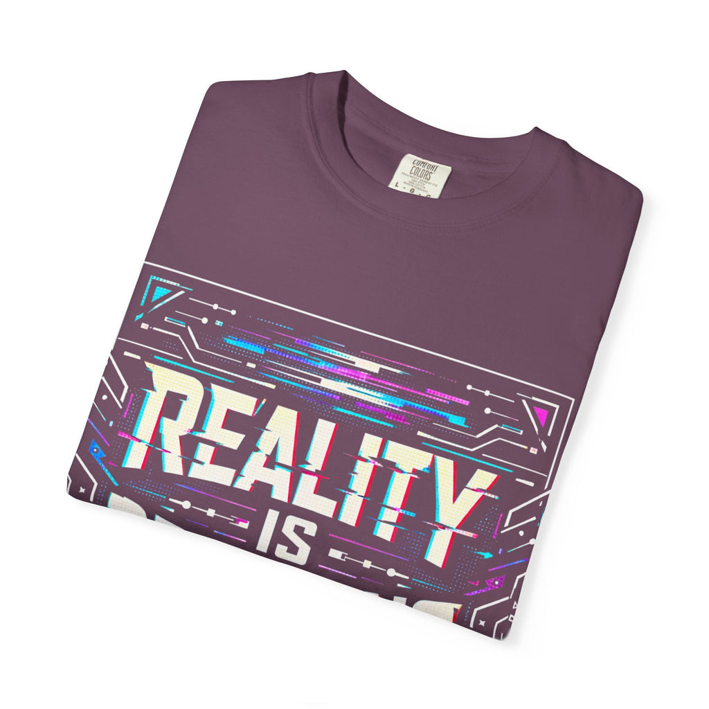 Power Runs Black PRB Glitchy Pastel "Reality Is Desyncing" T-Shirt by Power Runs Black