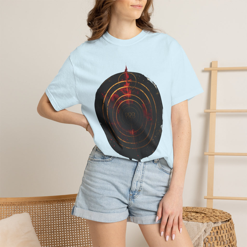 PRB Target Bullseye T-Shirt — Retro Circular Target Graphic Tee by Printify