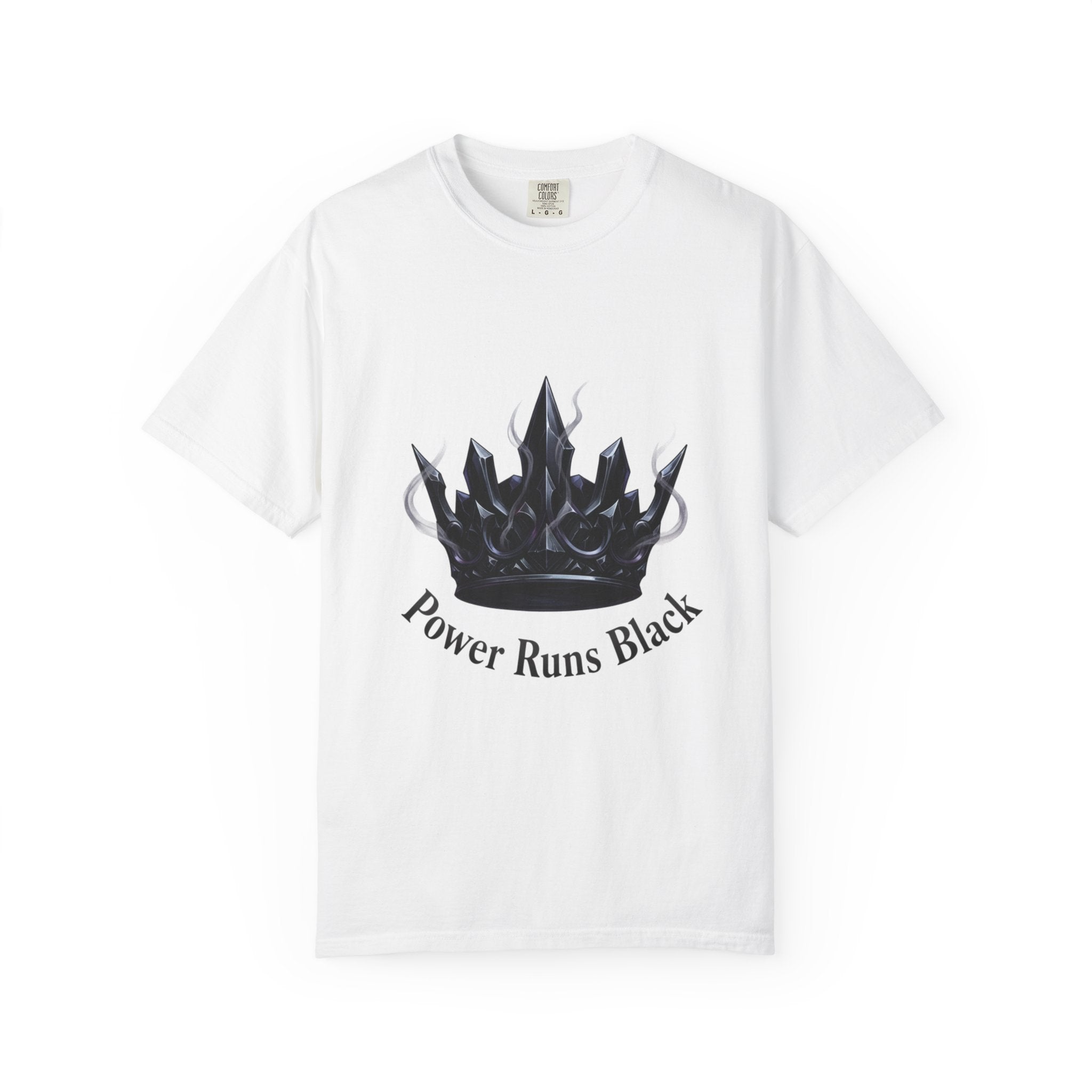 PRB Power Runs Black Crown Graphic T-Shirt by Power Runs Black