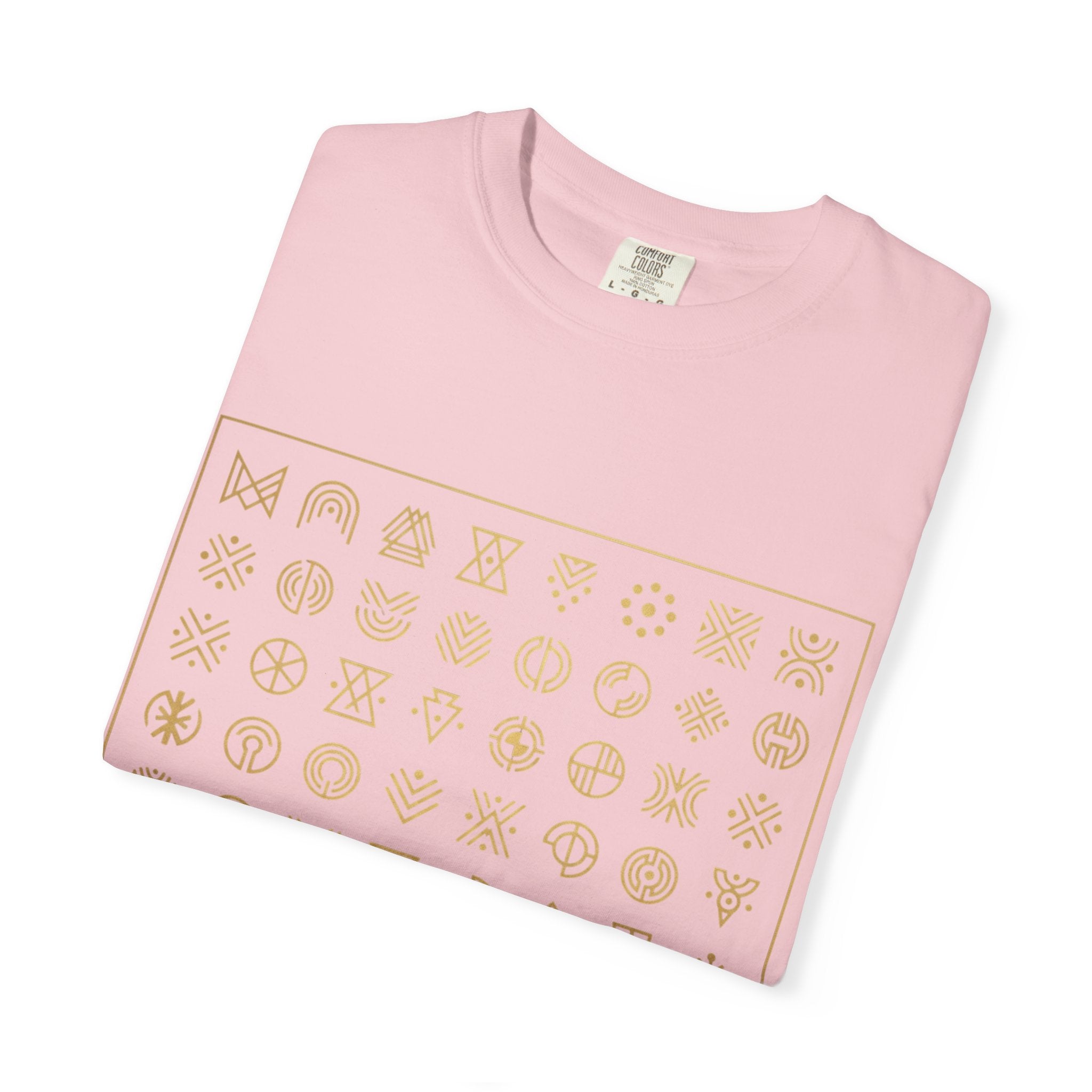 PRB Symbol Grid Graphic Tee — Garment-Dyed Heavyweight Cotton | Power Runs Black by Power Runs Black