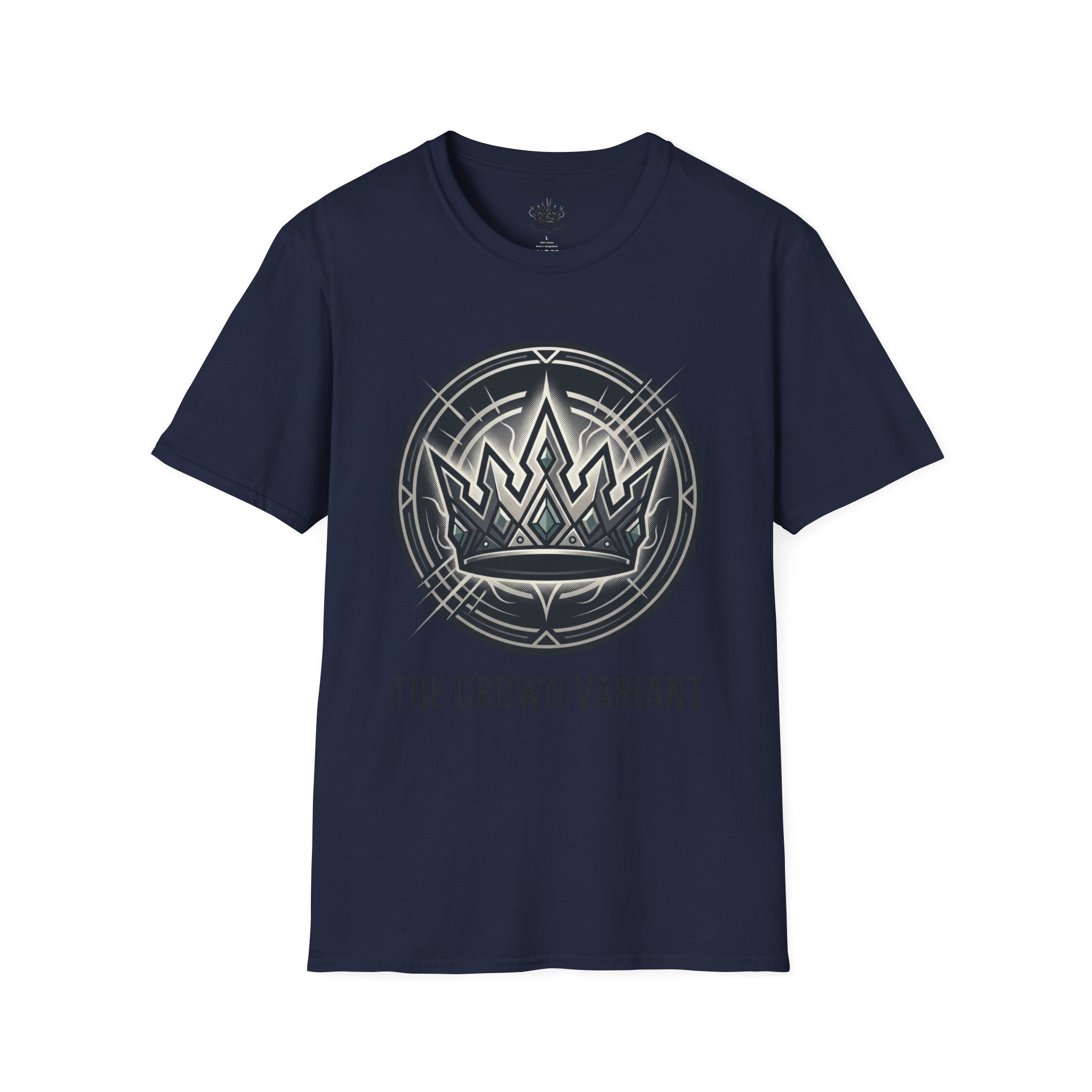 Power Runs Black PRB Crown Variant Graphic T-Shirt — The Crown Variant Emblem by Printify