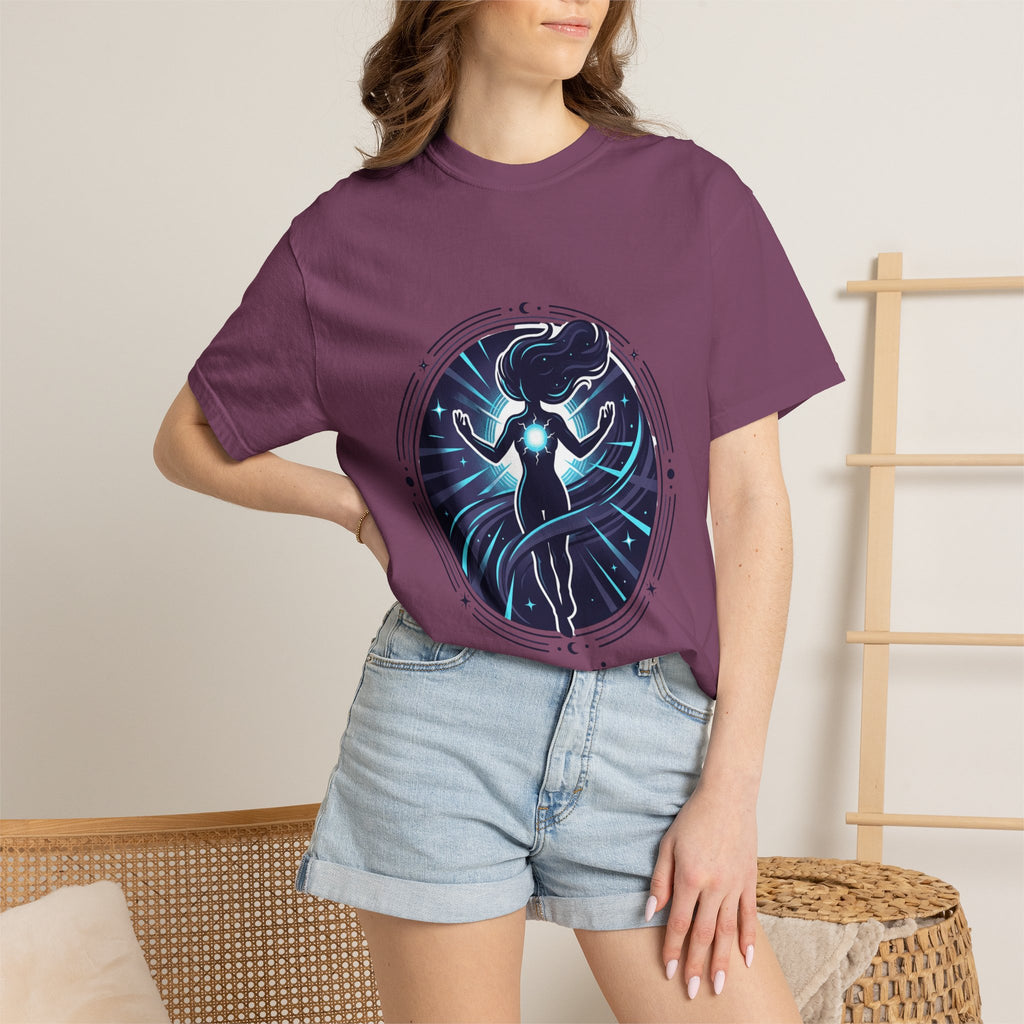 Power Runs Black PRB Ascension T-Shirt — Spiritual Energy Graphic Tee by Printify