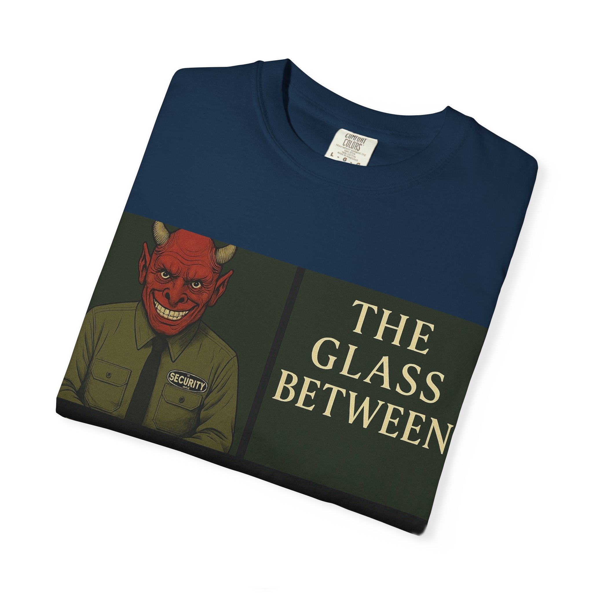PRB The Glass Between Vintage Collage T-Shirt by Power Runs Black