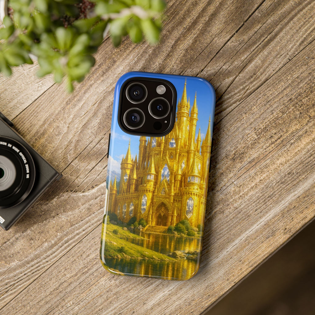 PRB Golden Castle iPhone Case | Fantasy Palace Phone Case by Printify