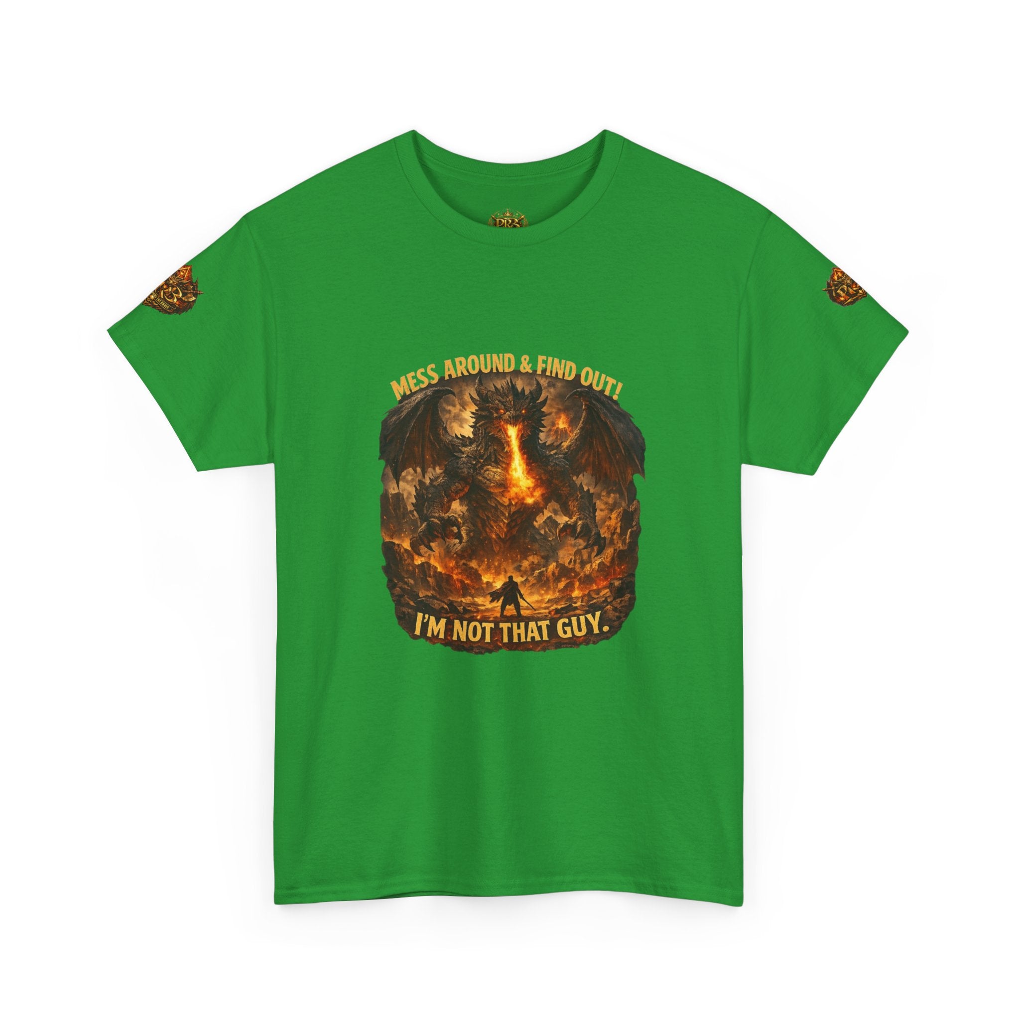 PRB Demonic Warrior Illustration Tee | "I'm Not That Guy" Graphic Shirt by Power Runs Black