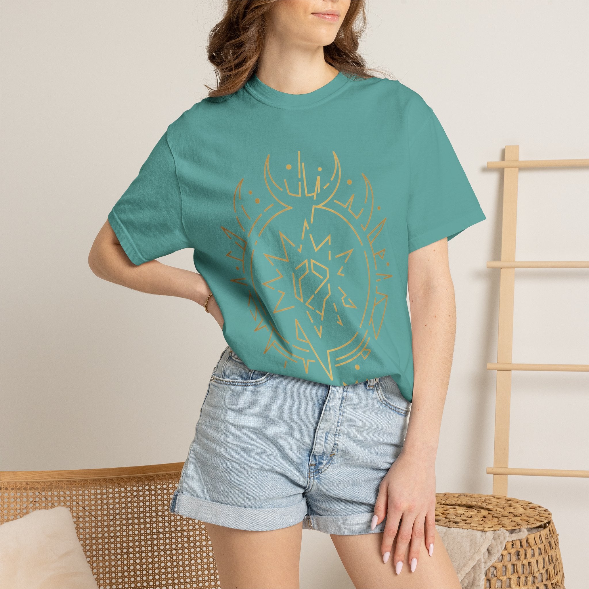 Power Runs Black PRB Cael Mór Symbol T-Shirt — ‘Nothing Connects’ Minimal Graphic Tee by Power Runs Black