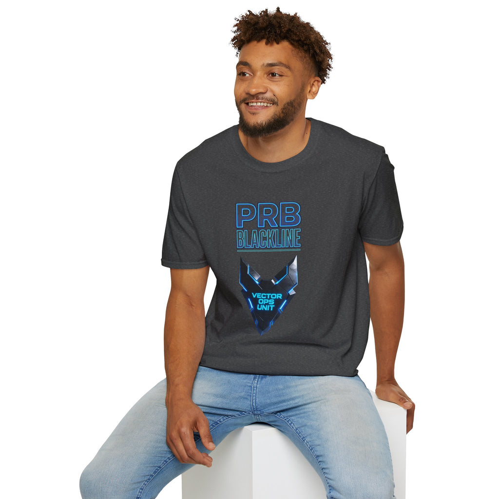 PRB Blackline Vector Ops T-Shirt by Power Runs Black
