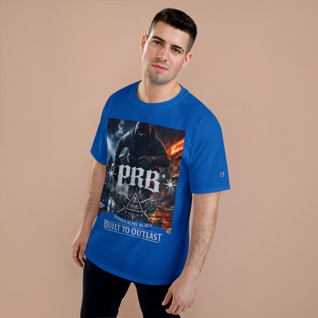 PRB 'Built to Outlast' Graphic Tee by Power Runs Black