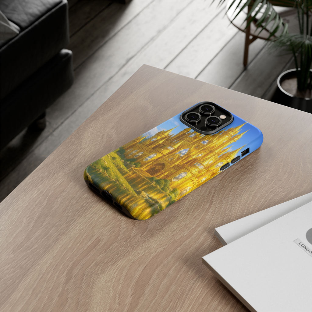 PRB Golden Castle iPhone Case | Fantasy Palace Phone Case by Power Runs Black