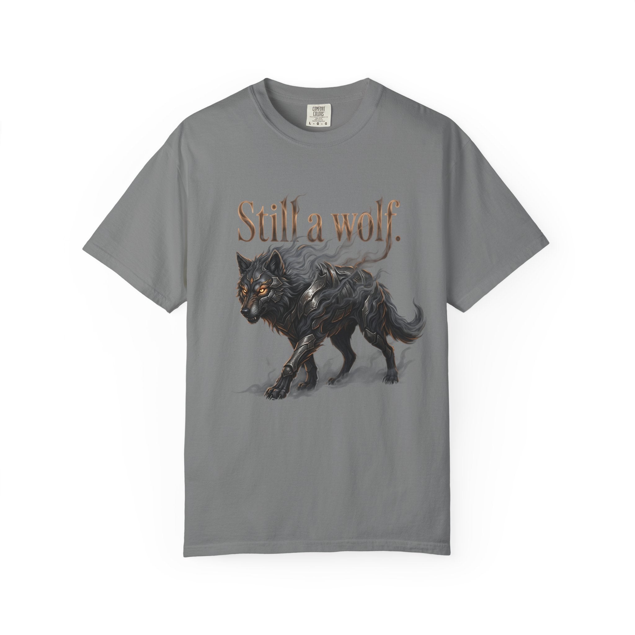 PRB Still a Wolf T-Shirt — Dark Wolf Graphic Tee by Printify