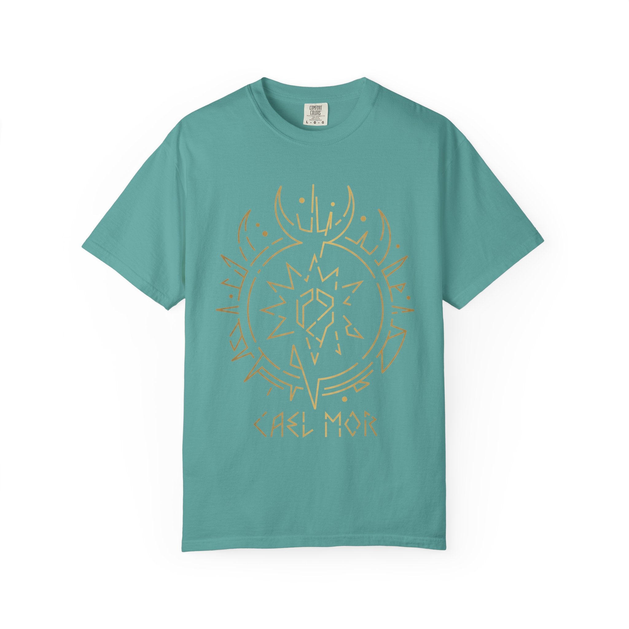 Power Runs Black PRB Cael Mór Symbol T-Shirt — ‘Nothing Connects’ Minimal Graphic Tee by Power Runs Black