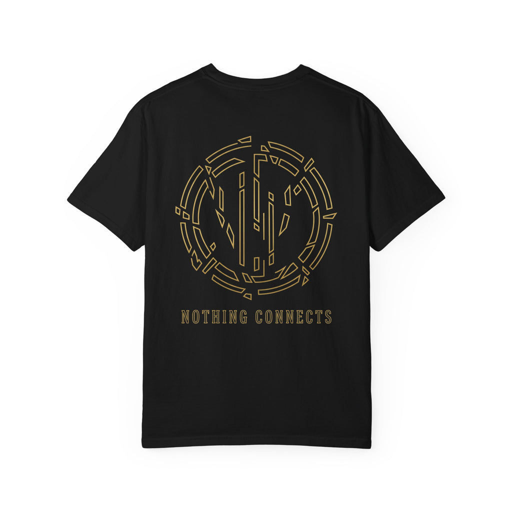Power Runs Black PRB Cael Mór Symbol T-Shirt — ‘Nothing Connects’ Minimal Graphic Tee by Power Runs Black