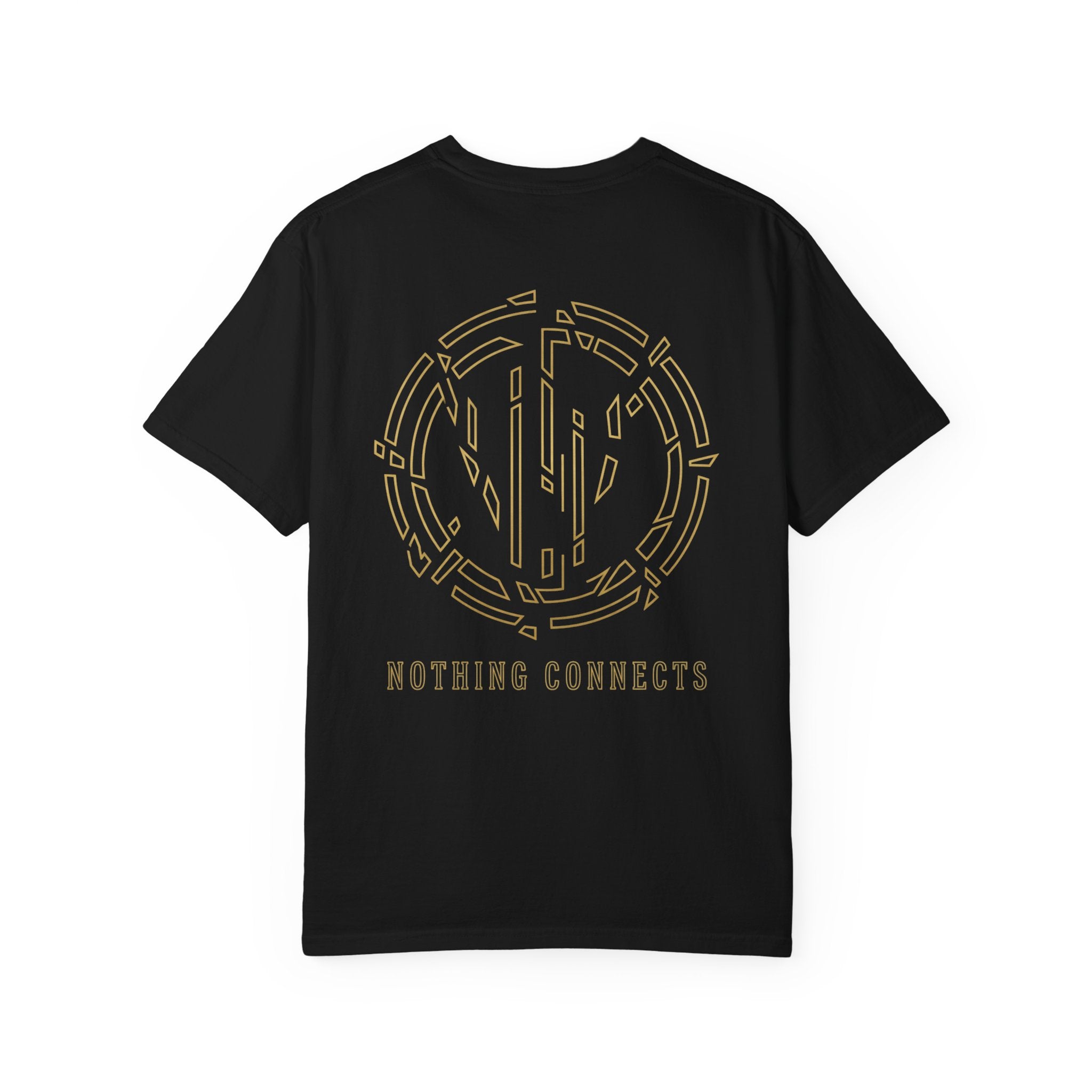 Power Runs Black PRB Cael Mór Symbol T-Shirt — ‘Nothing Connects’ Minimal Graphic Tee by Power Runs Black