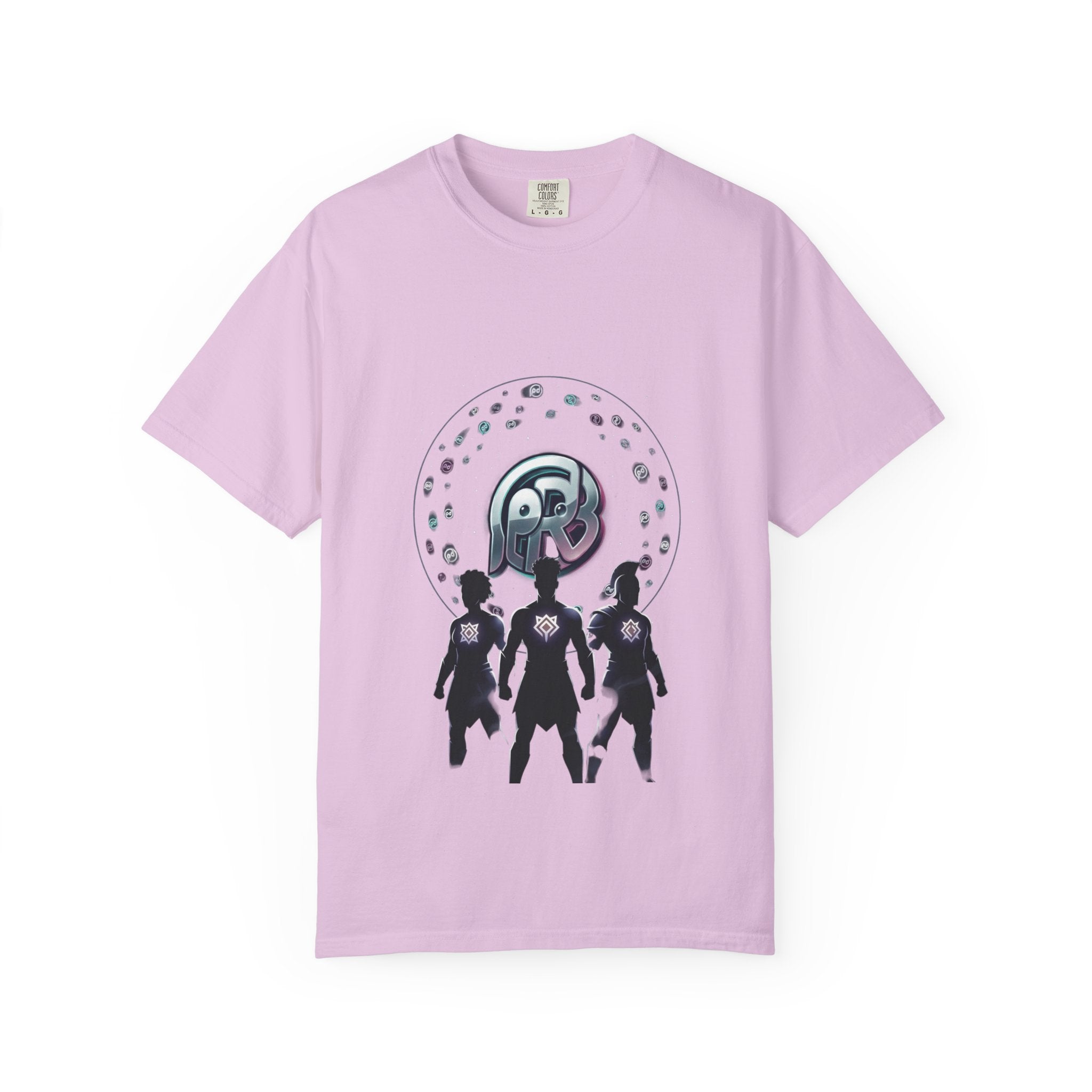 Printify PRB Retro Orb Logo T-Shirt — Vintage Circular Graphic Tee - T-Shirt