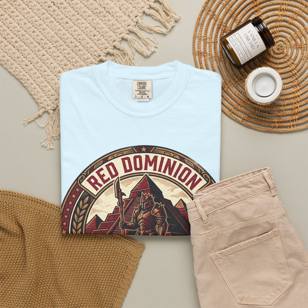 Power Runs Black PRB Red Dominion 'Right Side' Graphic T-Shirt by Printify