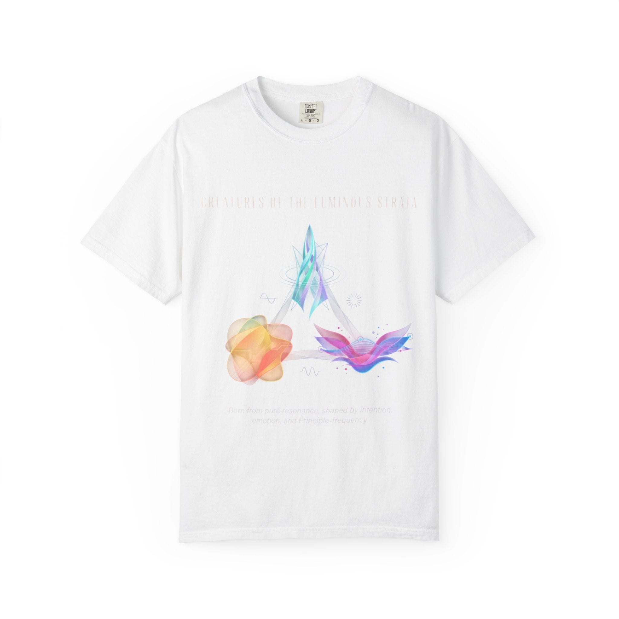 Black Abstract Watercolor T-Shirt | Vintage Garment-Dyed Graphic Tee by Printify