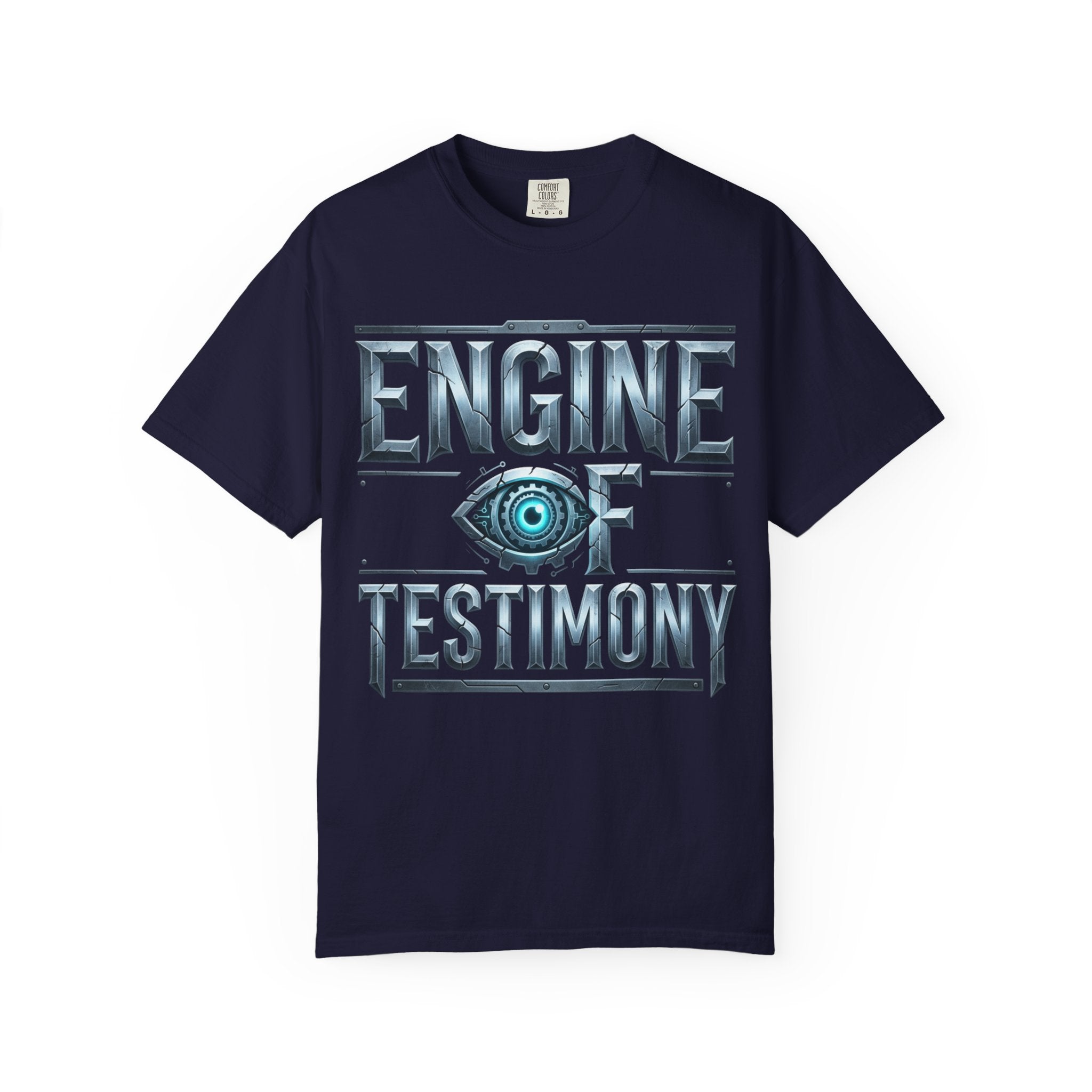 Printify PRB Engine of Testimony T-Shirt | Eye Emblem Graphic Tee - T-Shirt