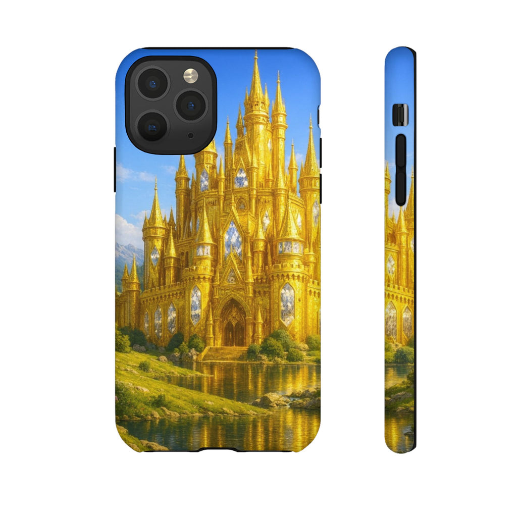 PRB Golden Castle iPhone Case | Fantasy Palace Phone Case by Power Runs Black