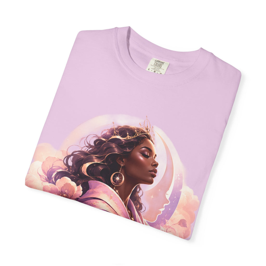 Power Runs Black graphic tee | Black woman portrait, Afro empowerment shirt by Power Runs Black