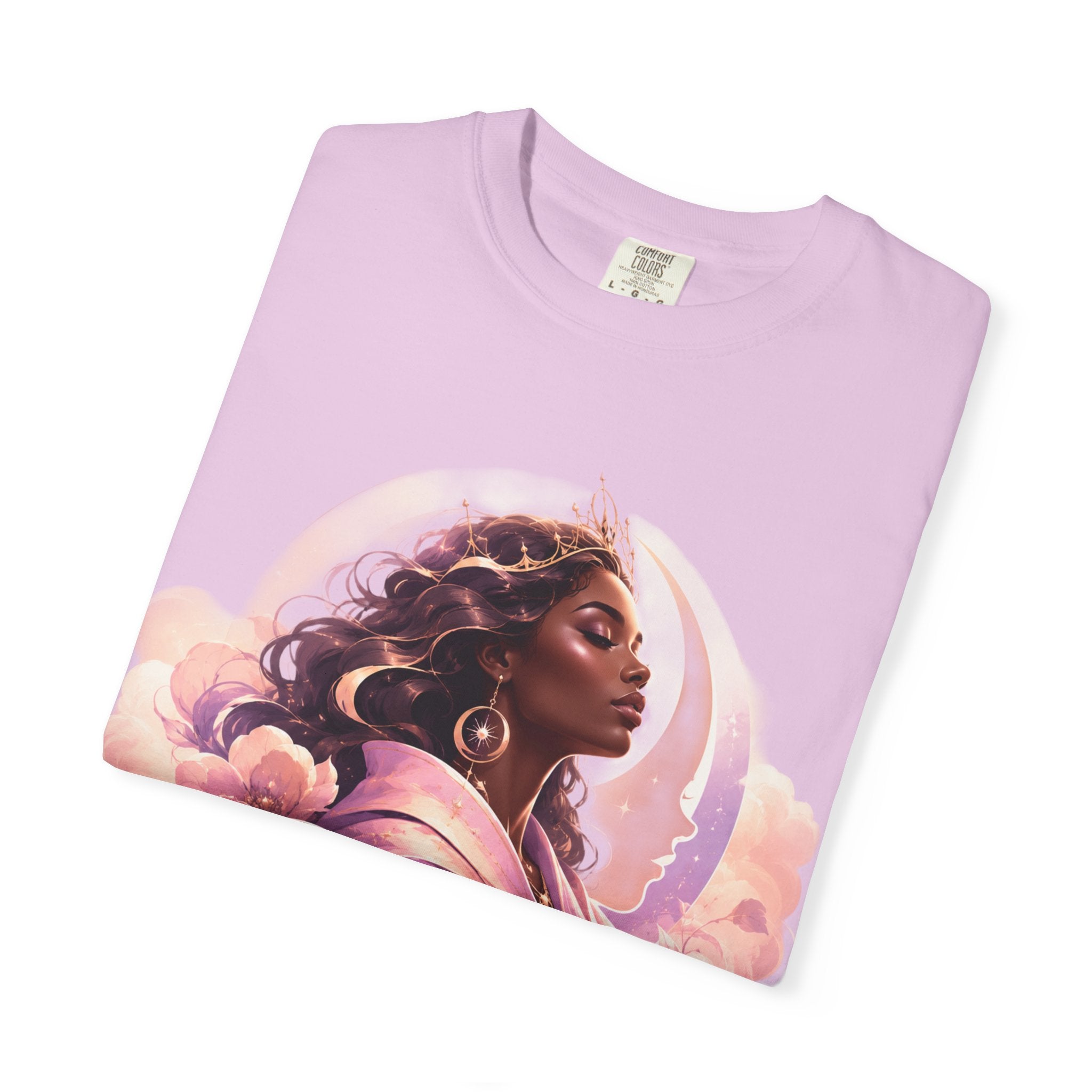 Power Runs Black graphic tee | Black woman portrait, Afro empowerment shirt by Power Runs Black