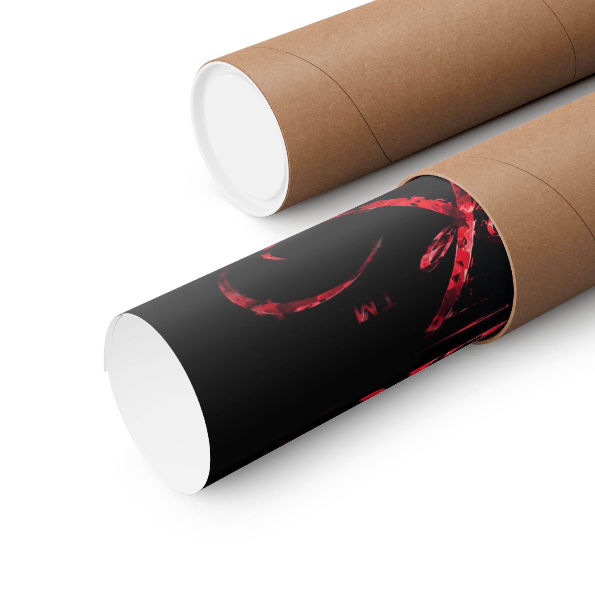 Power Runs Black Matte Poster — Afrocentric Inspirational Wall Art by Power Runs Black
