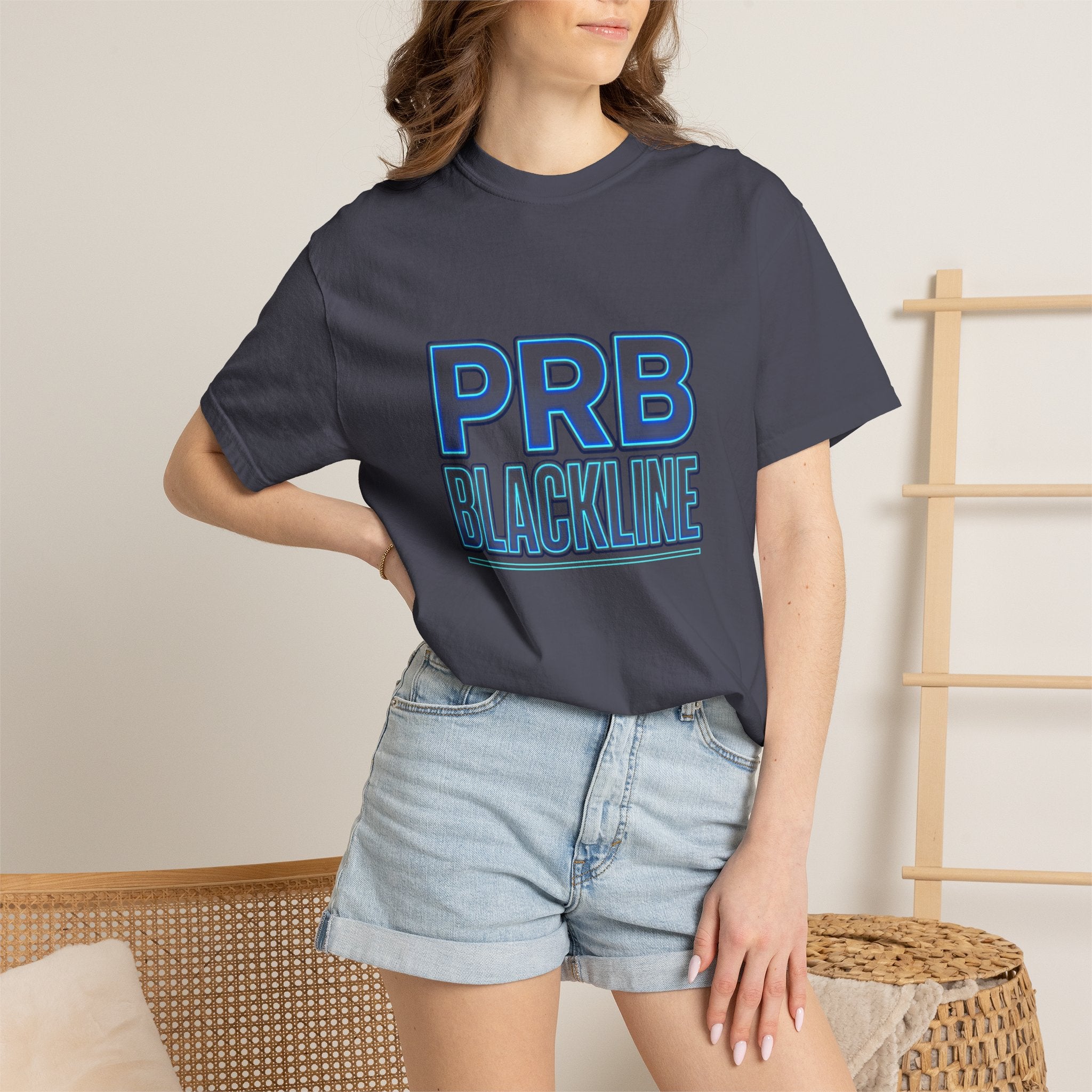 PRB Blackline Graphic T-shirt | Vector Ops Unit Tech Logo by Power Runs Black