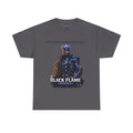 PRB Black Flame Prophecy Tee — Starforged Flex Graphic T‑Shirt by Power Runs Black
