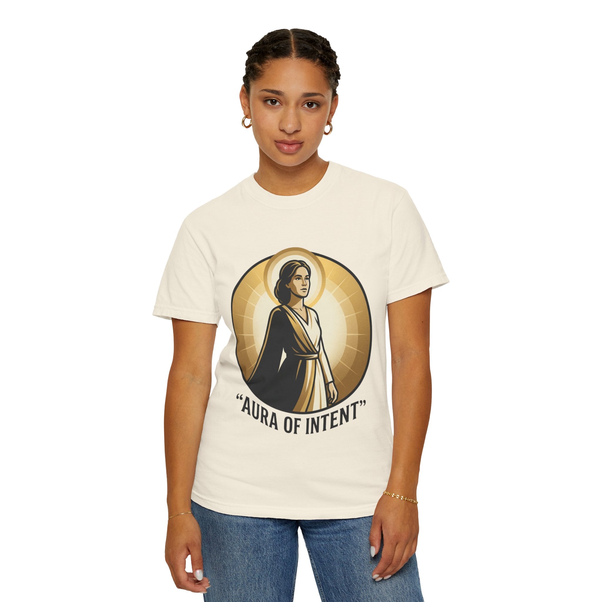 Power Runs Black Aura of Intent T-Shirt by Power Runs Black