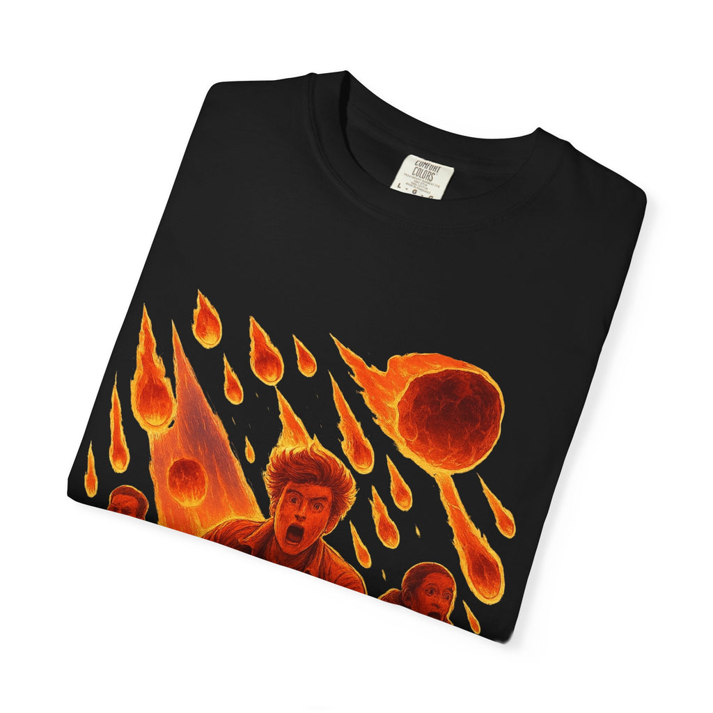 PRB Meteor Shower Escape T-Shirt — Apocalyptic Running Graphic Tee by Power Runs Black