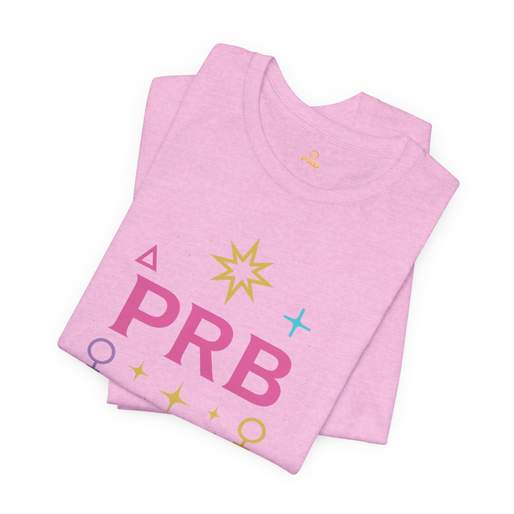 Pretty Rich Bitch The Collection by PRB Floral Lotus T‑Shirt — Colorful Spiritual Symbol Tee by Power Runs Black
