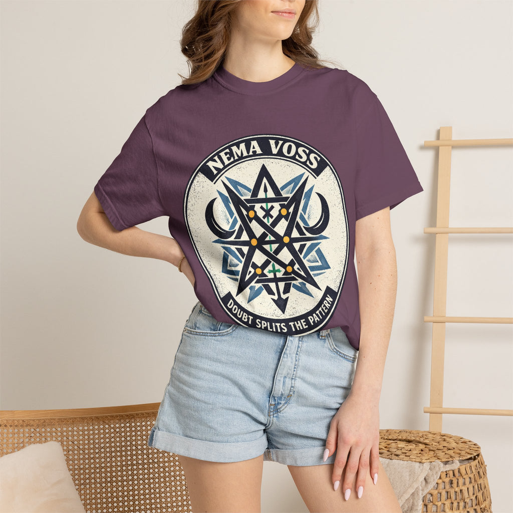 Power Runs Black PRB Nema Voss 'Doubt Splits the Pattern' Graphic T-Shirt by Power Runs Black