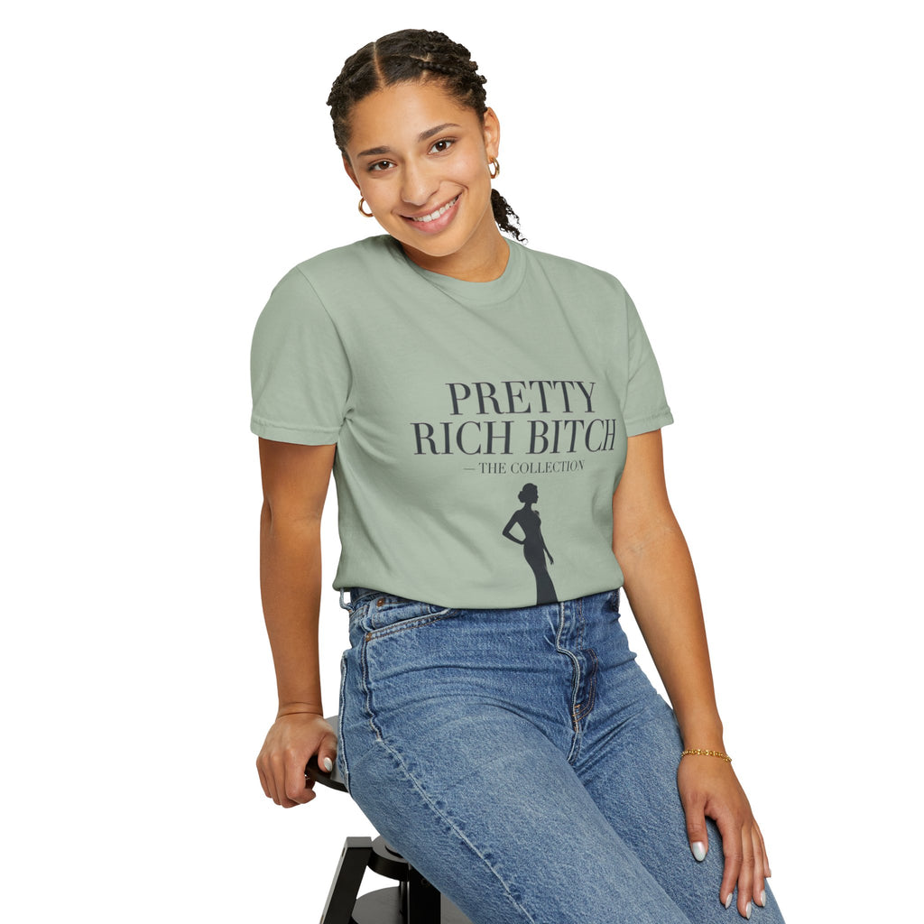 Pretty Rich Bitch The Collection by PRB Tee — Feminine Confidence Graphic T-Shirt by Power Runs Black
