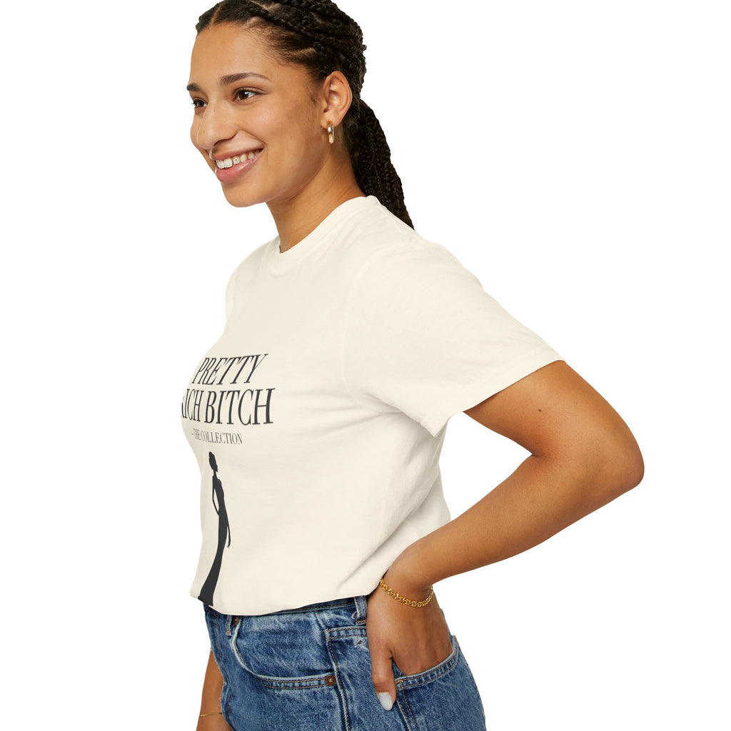 Pretty Rich Bitch The Collection by PRB Tee — Feminine Confidence Graphic T-Shirt by Power Runs Black