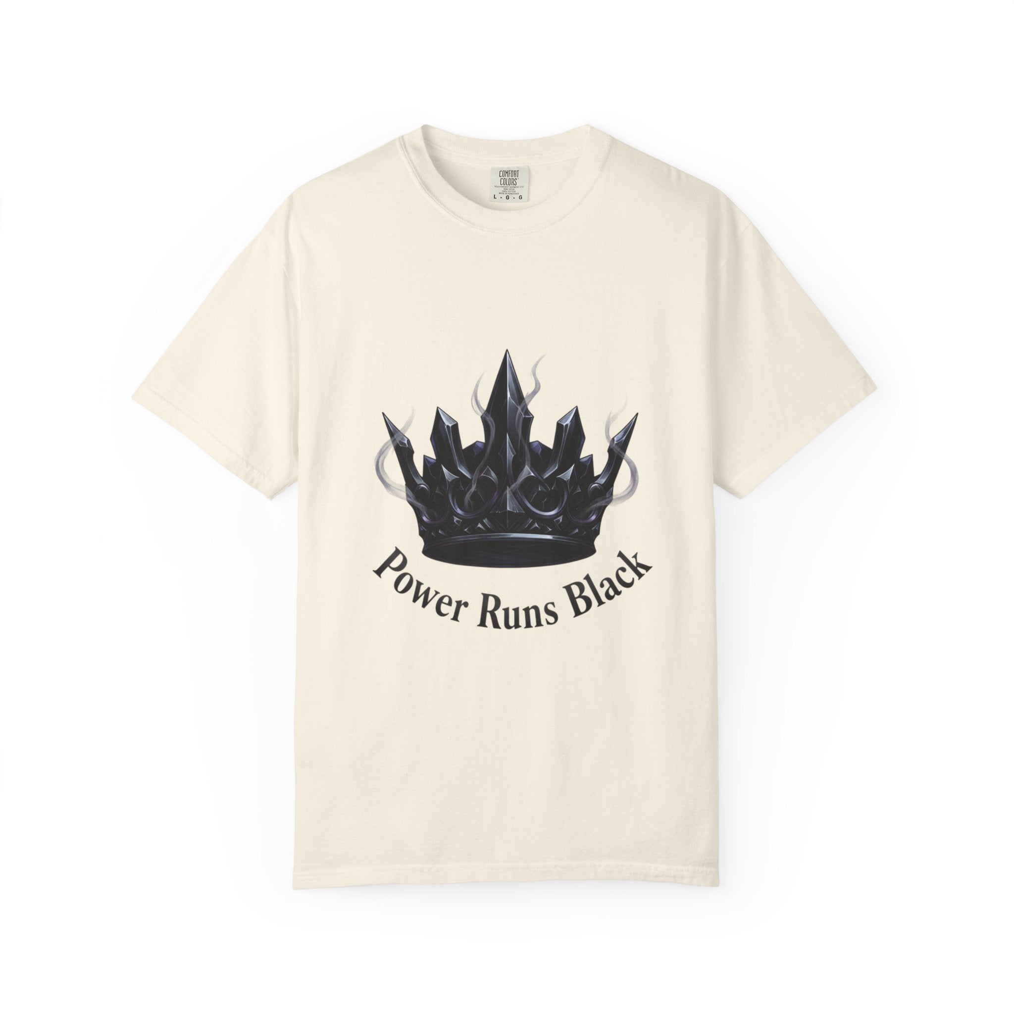 PRB Power Runs Black Crown Graphic T-Shirt by Power Runs Black