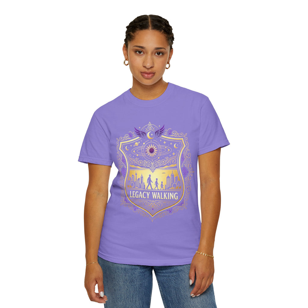 PRB Sci-Fi Adventure Graphic Tee | Futuristic Forest Print Unisex T-Shirt by Printify