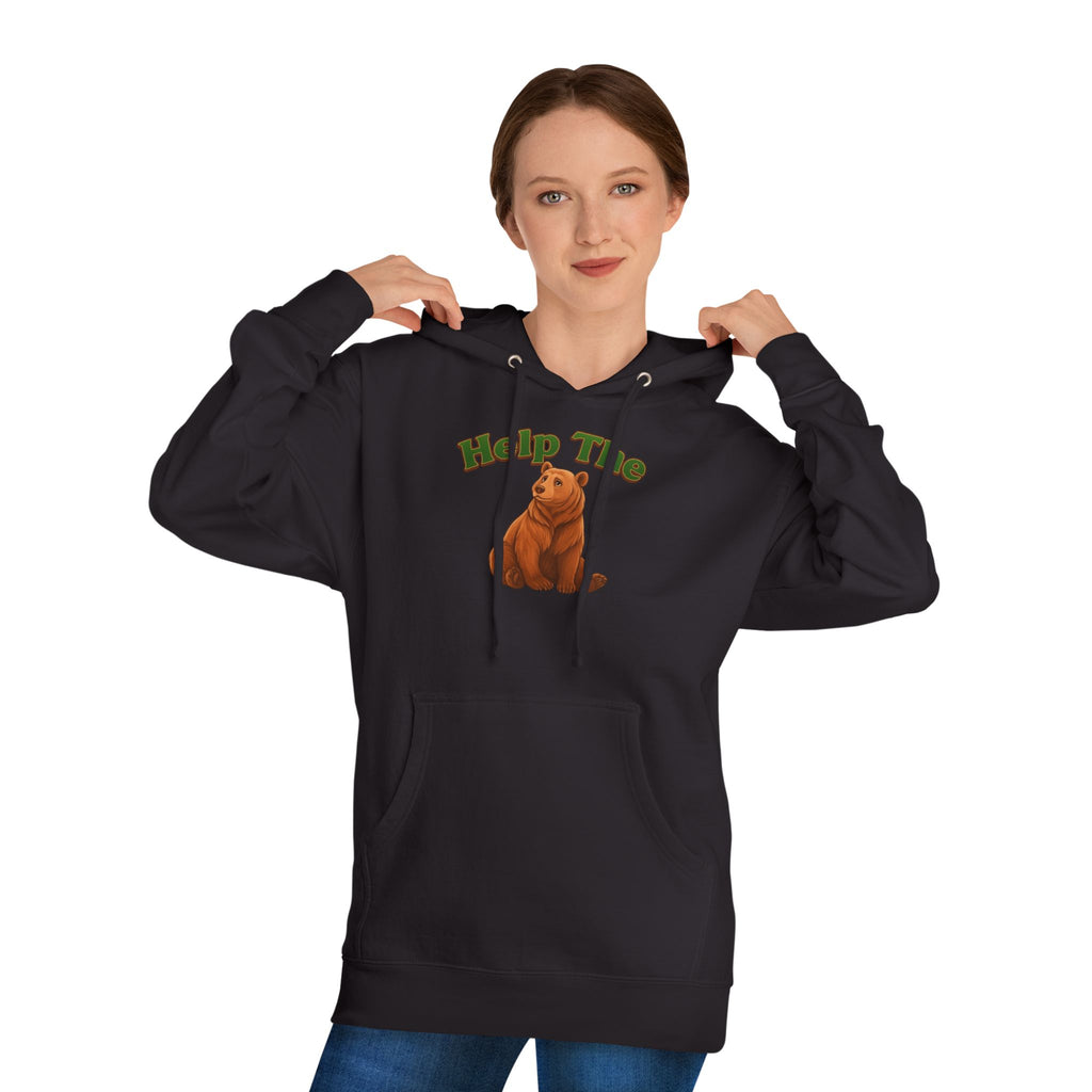 PRB "Don't Help Me Help The Bear" Graphic Hoodie by Power Runs Black