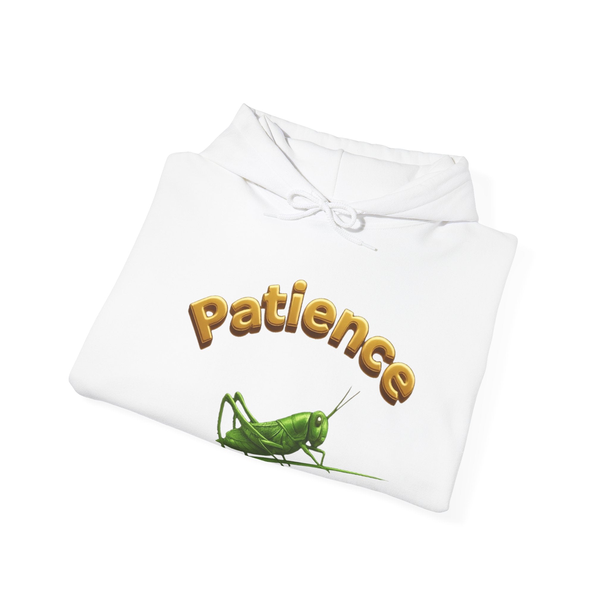 Power Runs Black PRB Patience Grasshopper Hoodie | Grasshopper Illustration, Word Art by Power Runs Black