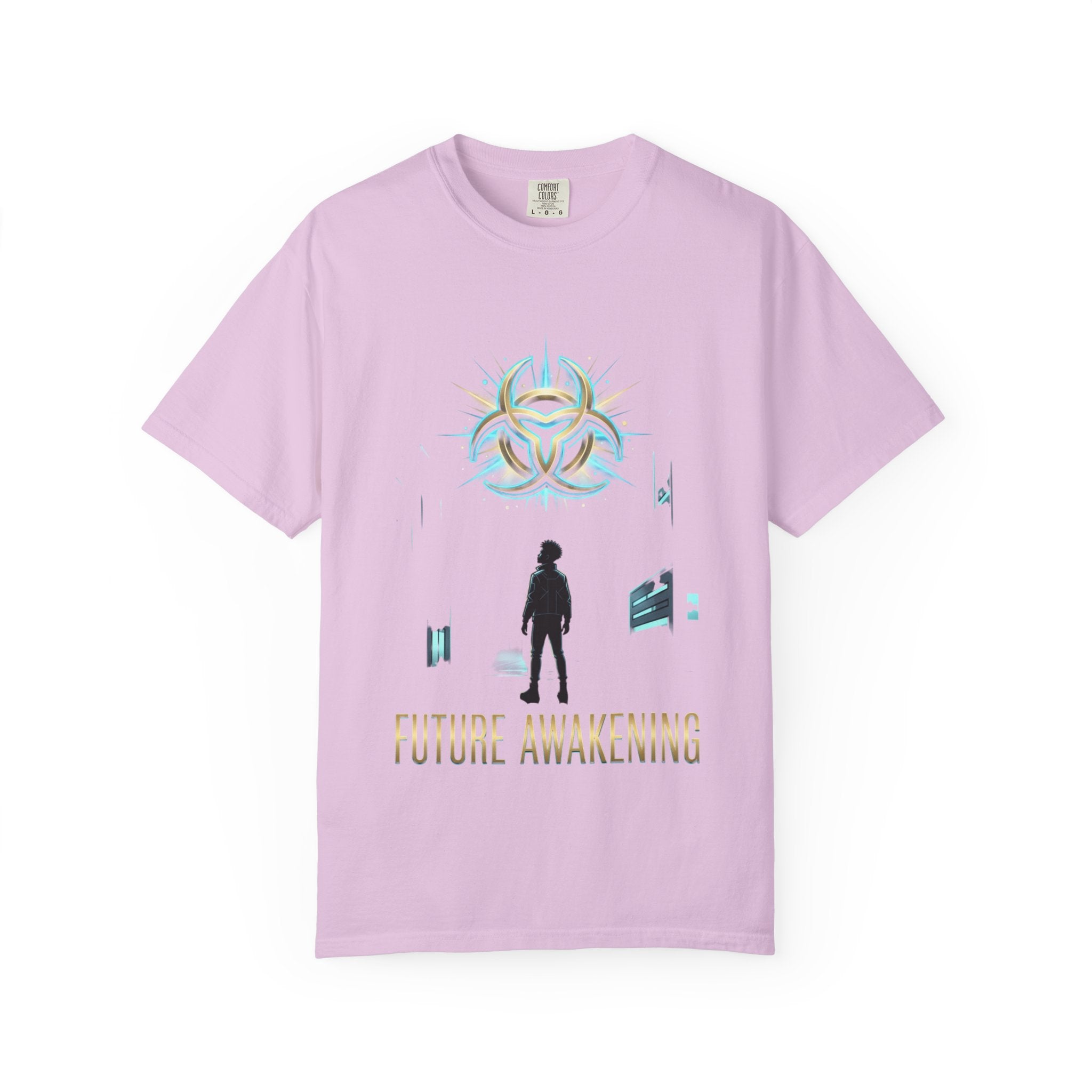 PRB Future Awakening T-Shirt | Sci-Fi Silhouette Graphic Tee by Printify