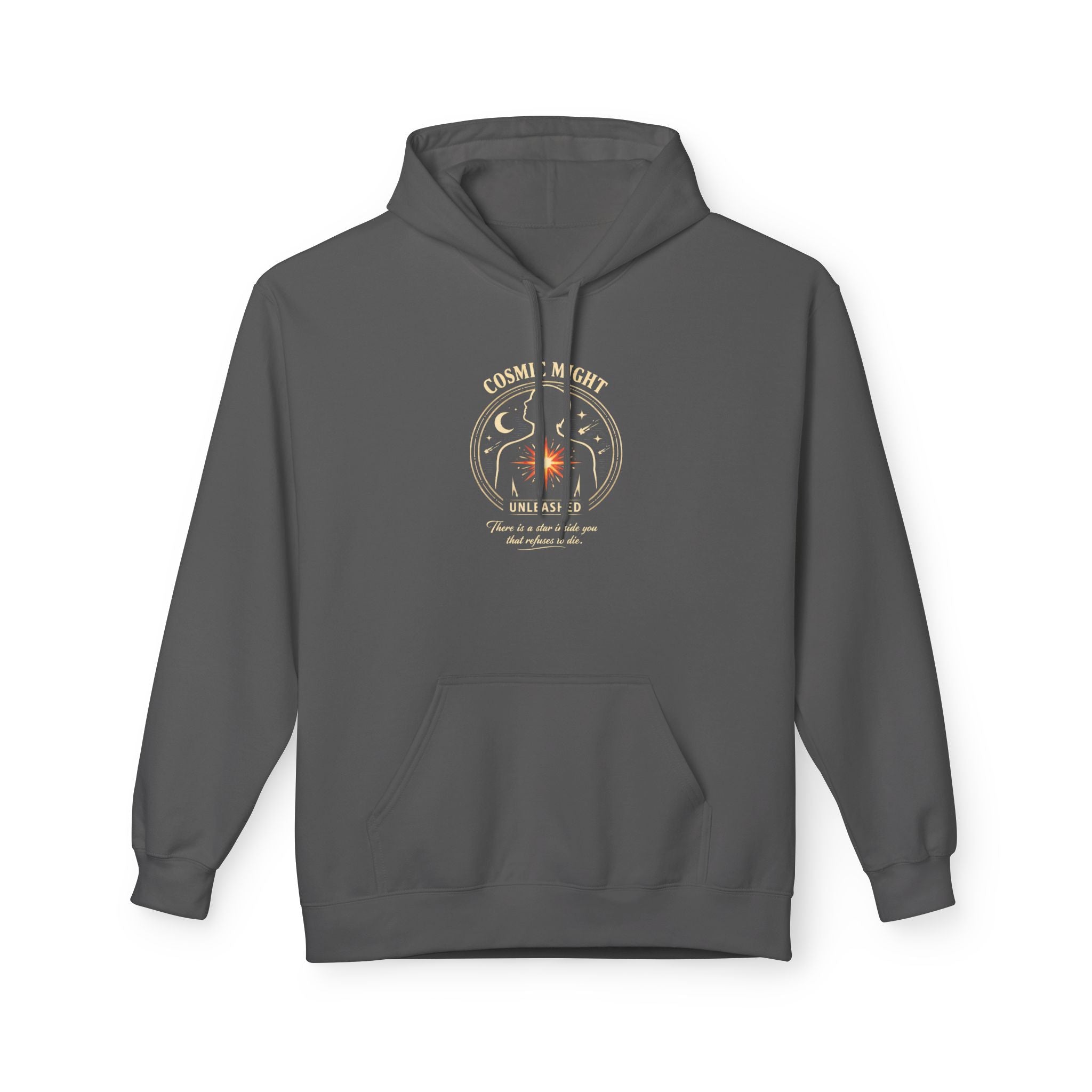 PRB Starforged Flex Cosmic Might Unleashed Hoodie — Unleashed Starburst Graphic Pullover by Power Runs Black