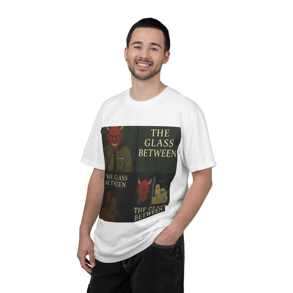 PRB The Glass Between Vintage Collage T-Shirt by Power Runs Black