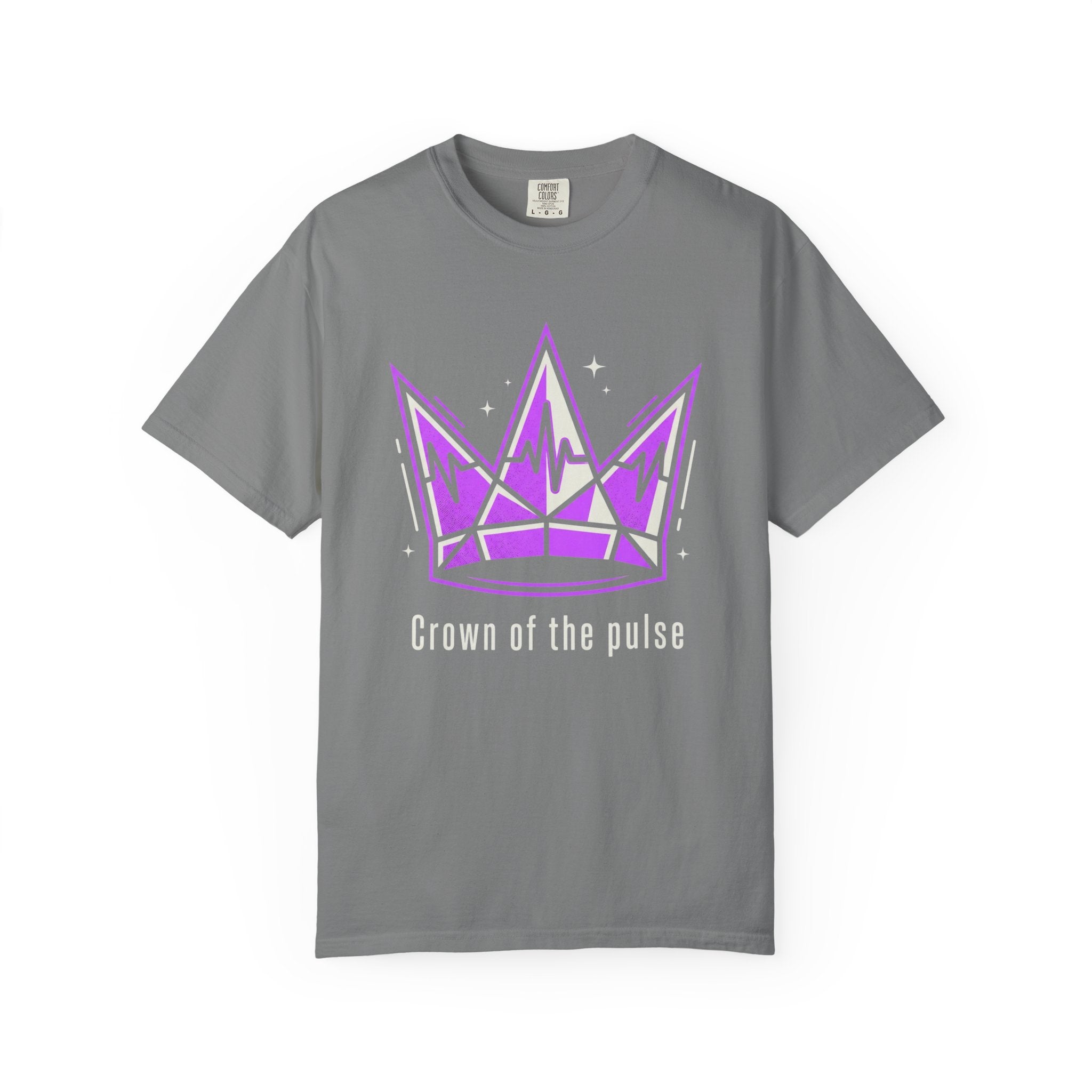Power Runs Black PRB Crown Graphic T-Shirt — Purple Royal Crown Streetwear Tee by Power Runs Black