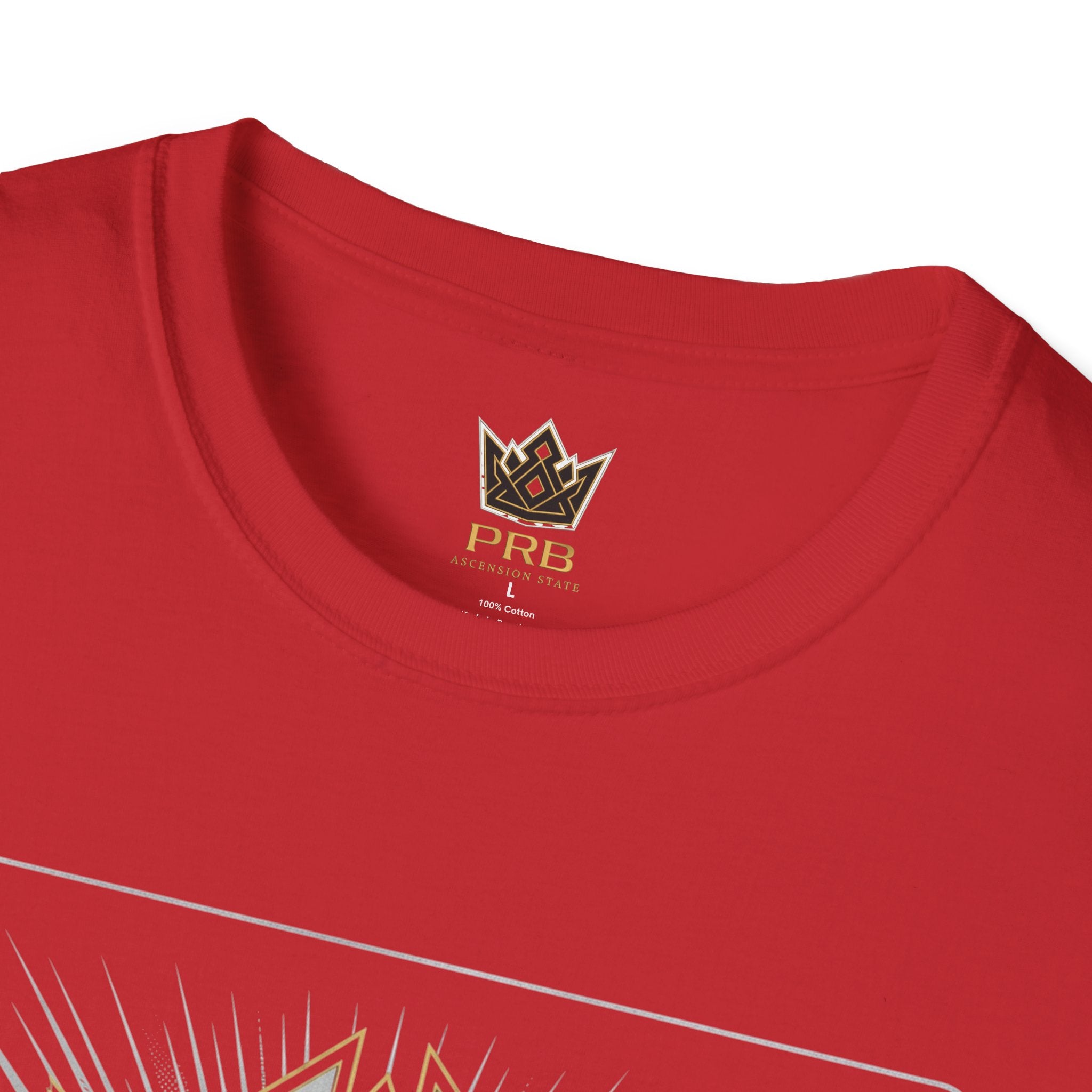 Power Runs Black PRB The Current Geometric Logo T-Shirt by Printify
