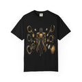 Printify PRB Time Mage Character Art T-Shirt | Floating Clocks, Fantasy Magic - T-Shirt