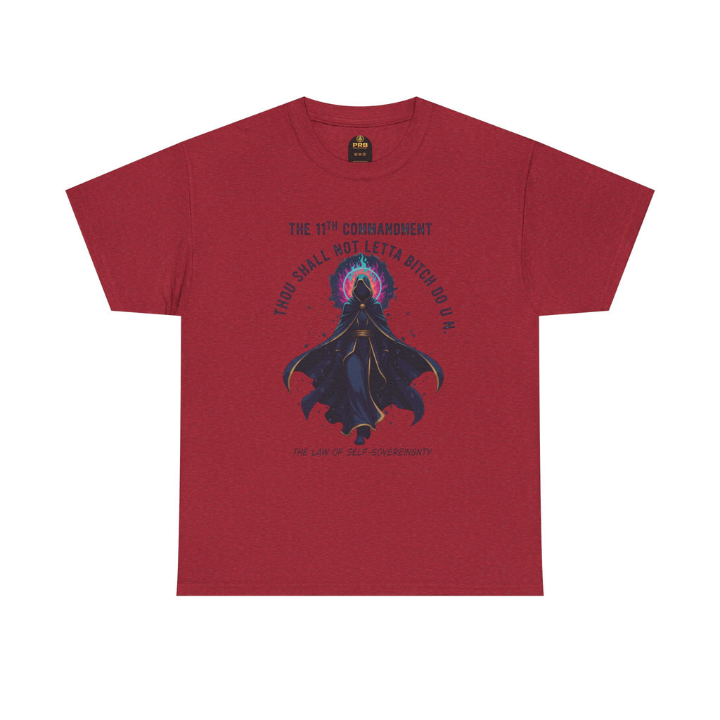 PRB Witchy Raven Graphic Tee — "Thou Shall Not Letta Bitch Do U N" by Power Runs Black
