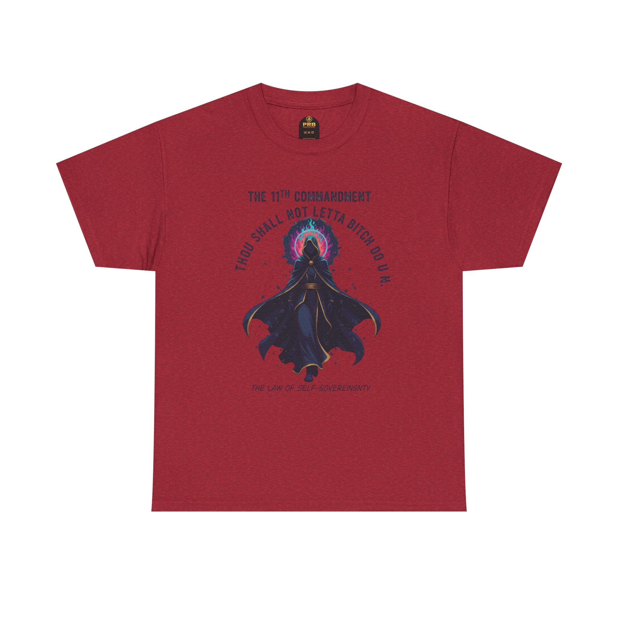 PRB Witchy Raven Graphic Tee — "Thou Shall Not Letta Bitch Do U N" by Power Runs Black