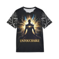 PRB Untouchable Power Graphic Jersey — Men's All-Over-Print Athletic Tee by Power Runs Black