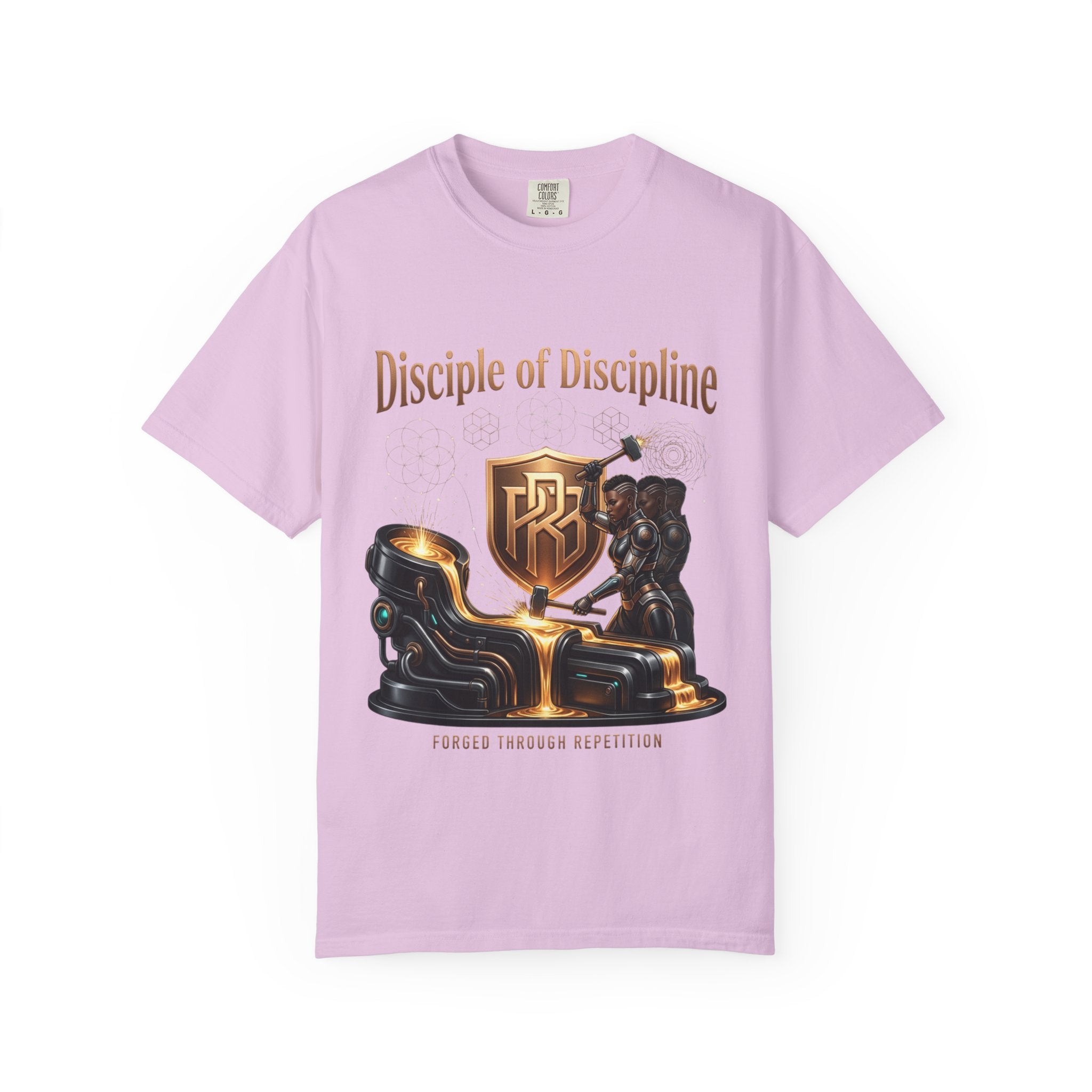 Printify PRB Disciple of Discipline T-Shirt — Forge Through Repetition Graphic Tee - T-Shirt