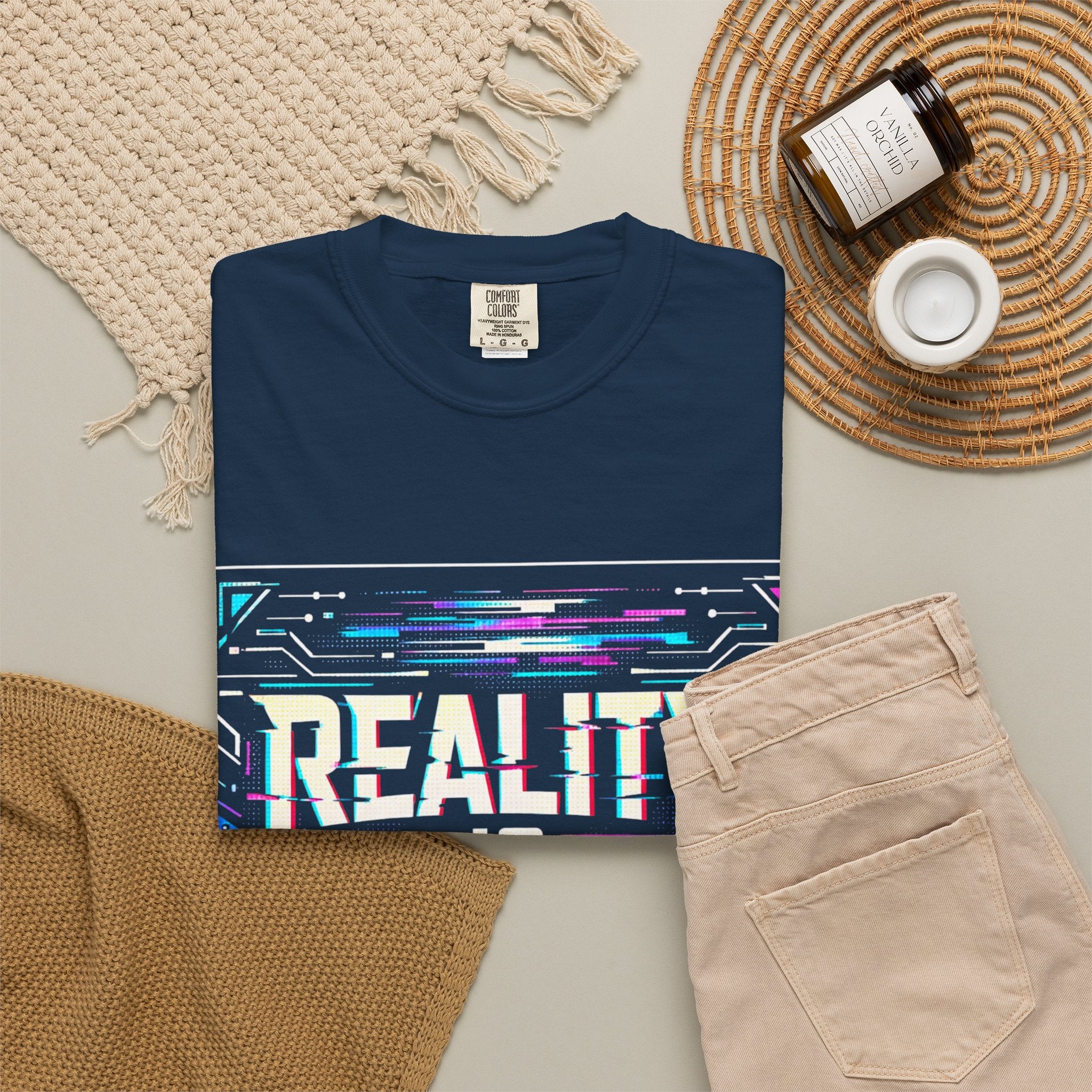 Power Runs Black PRB Glitchy Pastel "Reality Is Desyncing" T-Shirt by Power Runs Black